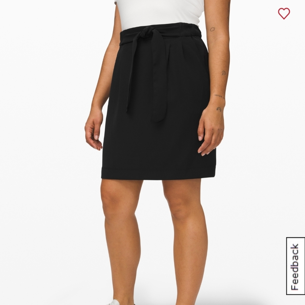 Rust Colour Lululemon Noir Skirt